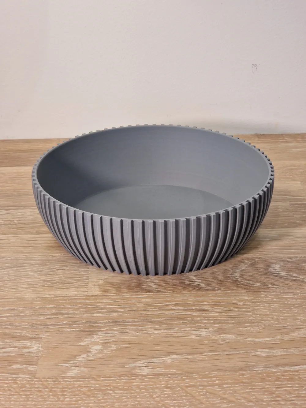 Skål 180Øx50mm Svängd Ribbad by Miicke.P - MakerWorld