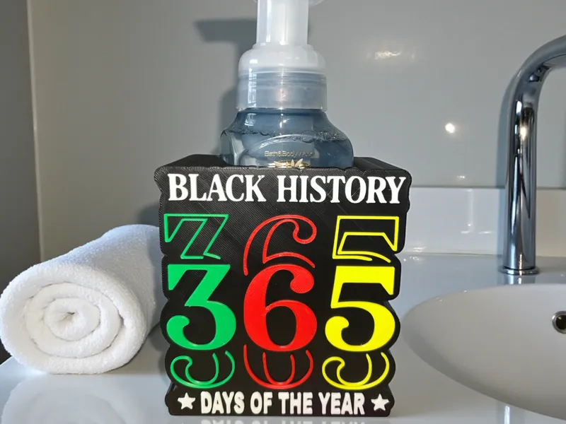 Black History Soap Dispenser