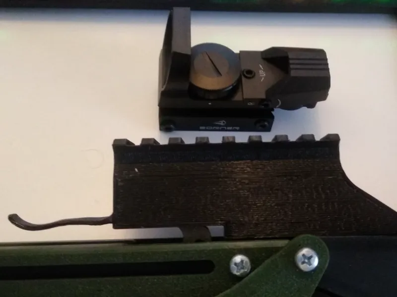 Crossbow picatinny sight mount
