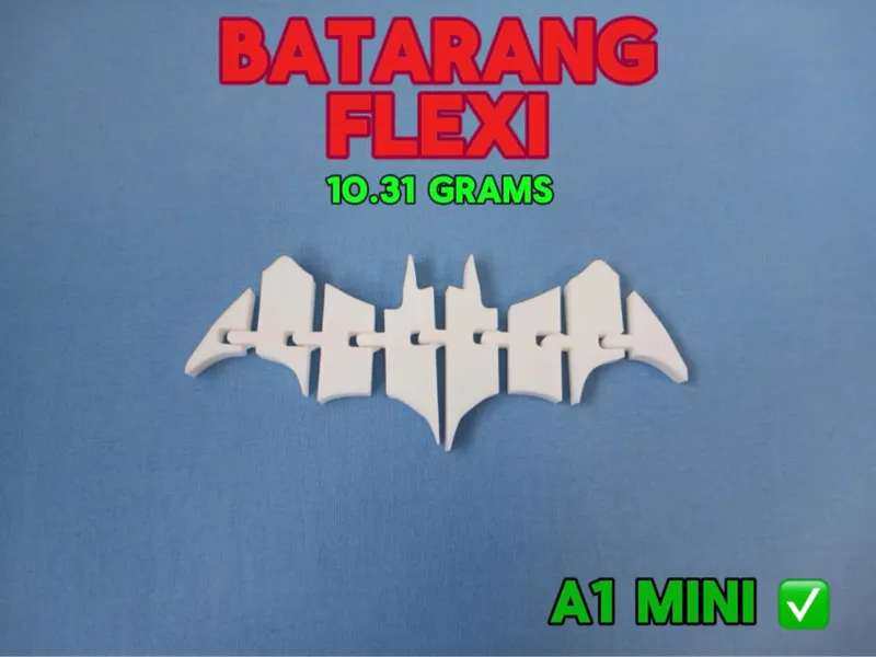 Batarang Flexi (Print In Place)