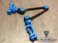 Adjustable phone holder set