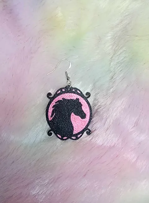 Horse Silhouette Earrings