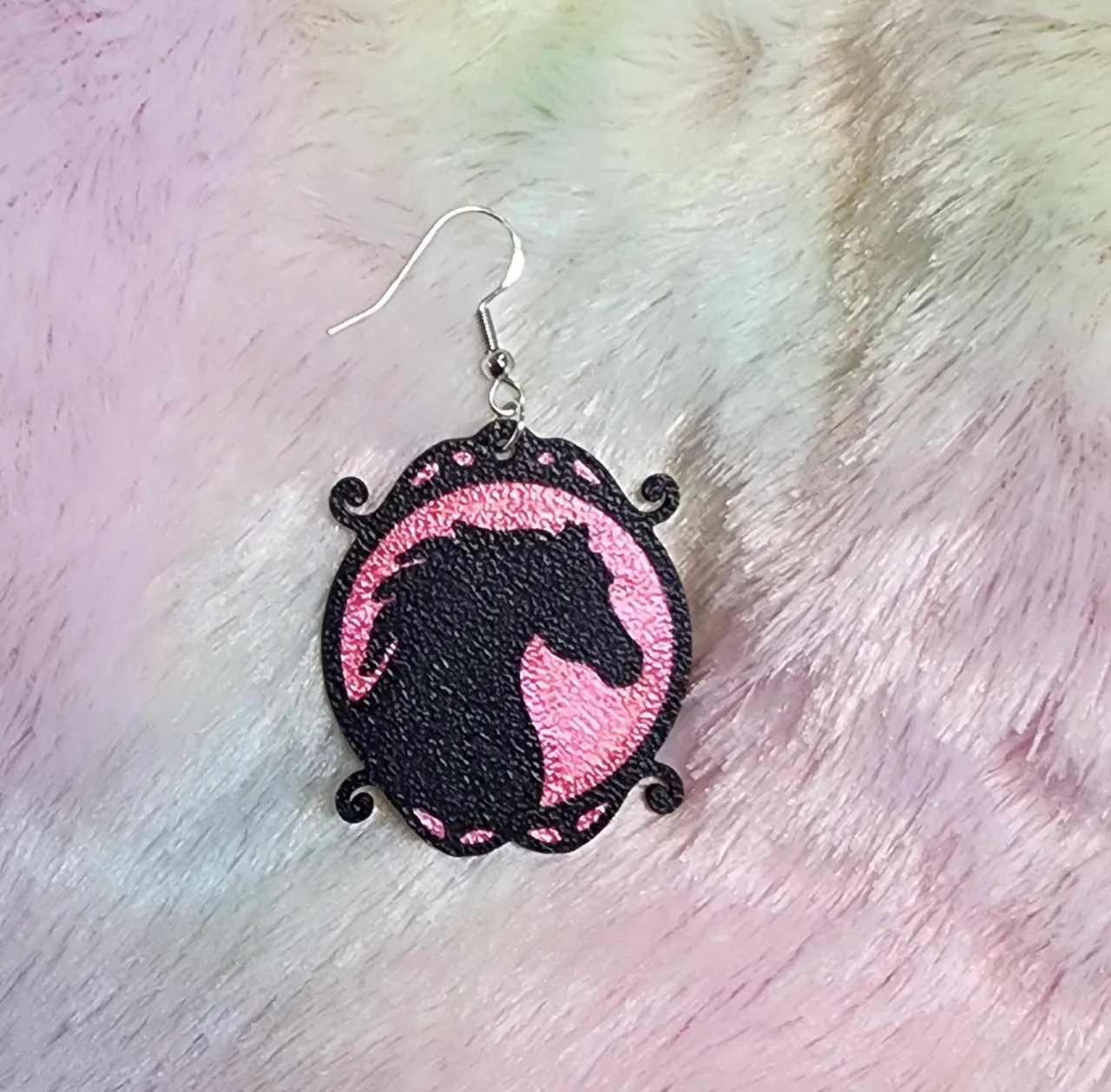 Horse Silhouette Earrings view 2