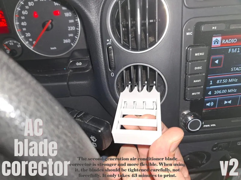 AC blade corrector