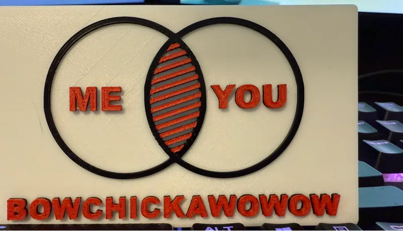 Valentines Card Bowchickawowow