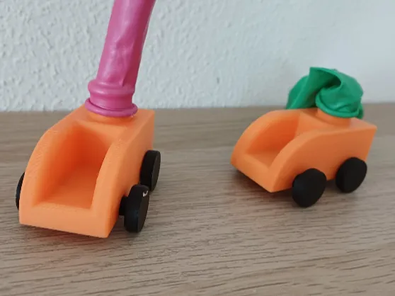 Ballonauto – Luftbetriebenes Spielzeug