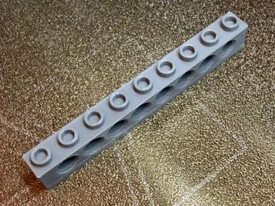 1x9 Legocompatible Technical Brick