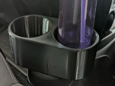 Mini Cooper rear-middle cupholder 1-to-2