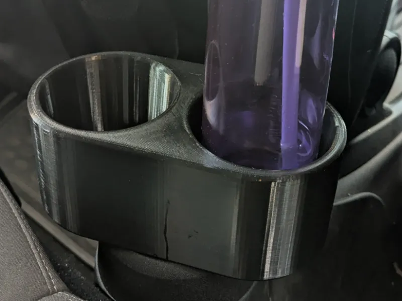 Mini Cooper rear-middle cupholder 1-to-2