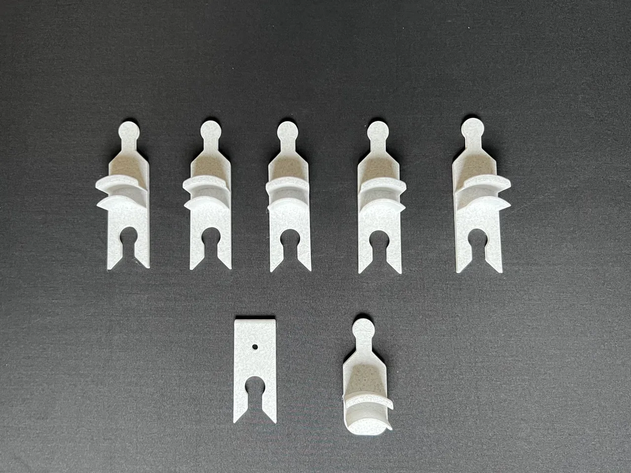 Hat Rack - Modular Hat Rack/Hanger w/ Nail to Wall view 3