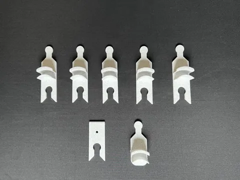 Hat Rack - Modular Hat Rack/Hanger w/ Nail to Wall view 3