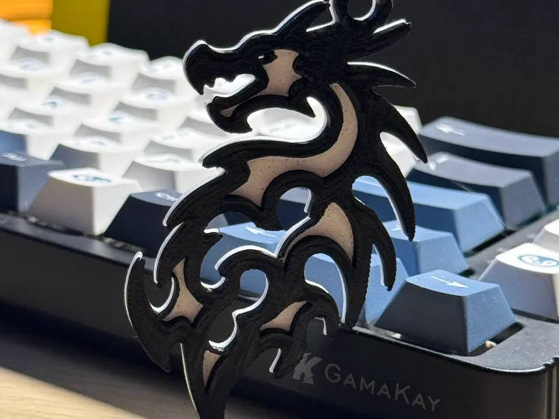Dragon key chain - no AMS