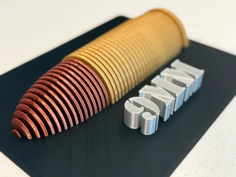 9mm Bullet Layered Art