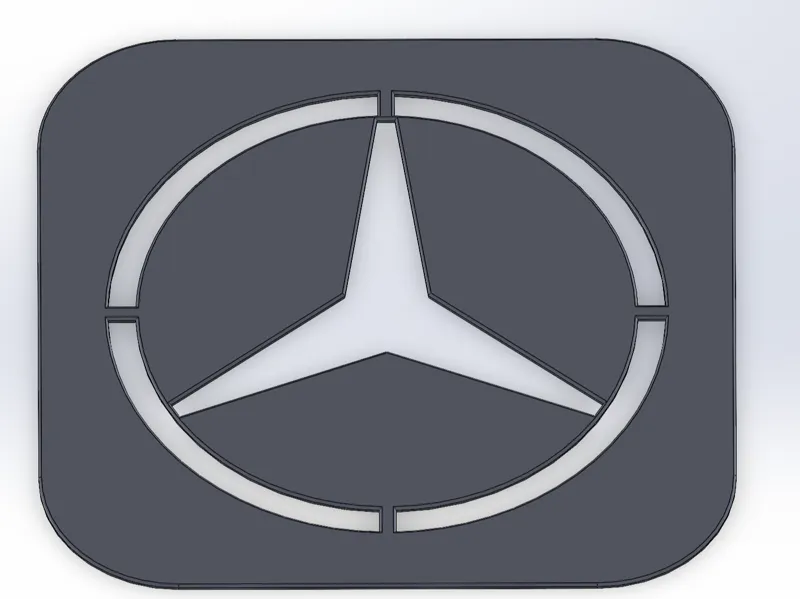 Detailing Valeting Carpet stencil Merzedes