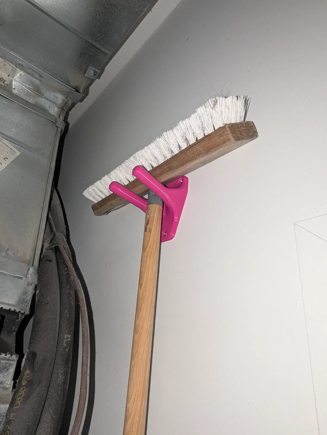 Wall-Mounted Broom/Tool Rack view 3