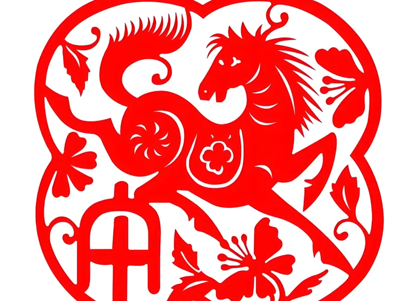 2026 Year of the Horse Window Paper-cut 3