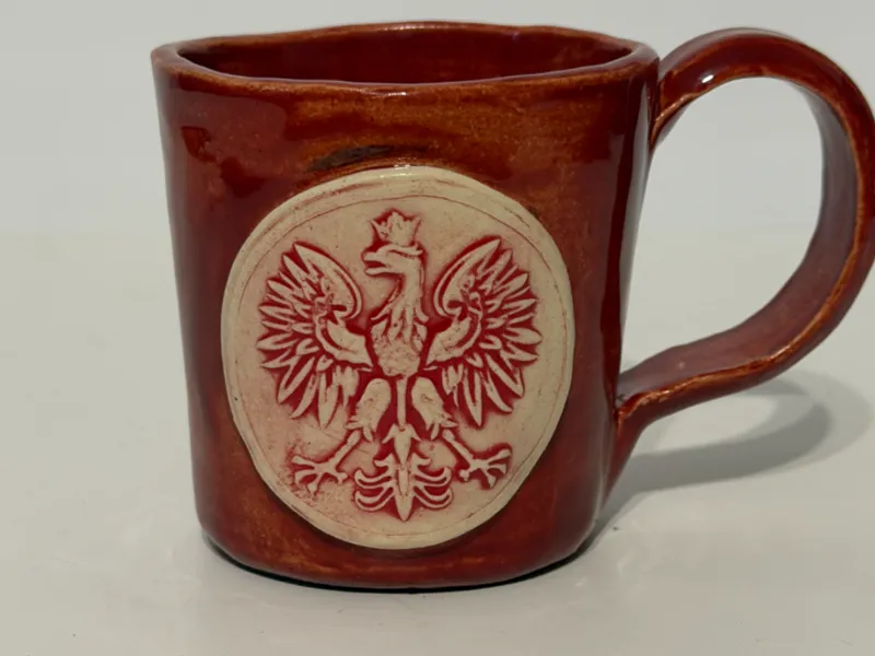 Polish Coat of Arms Pottery Stamp