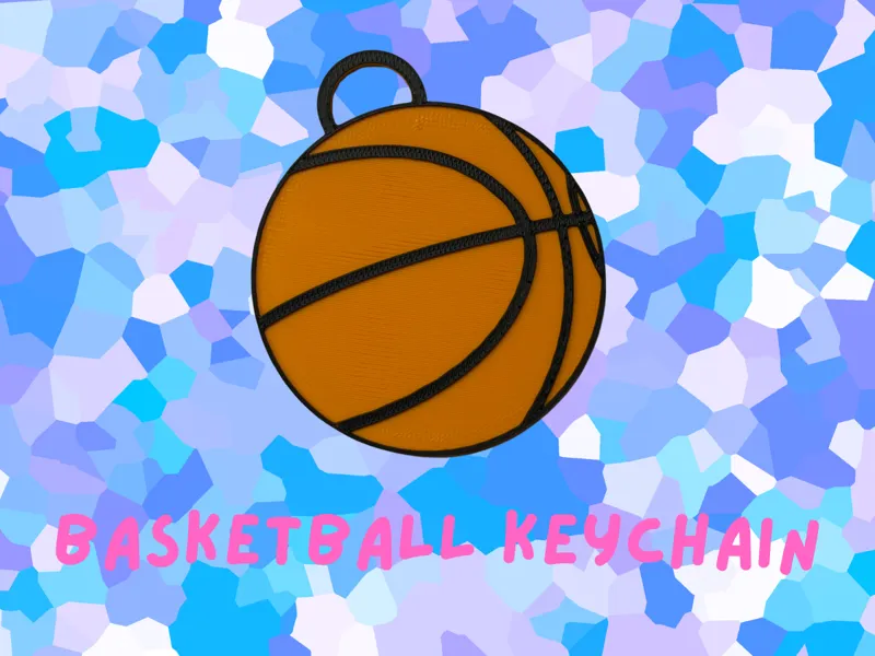 Basketball Keychain