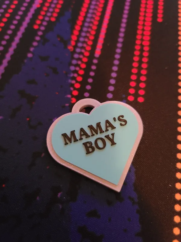 Mama's Boy Dog Tag