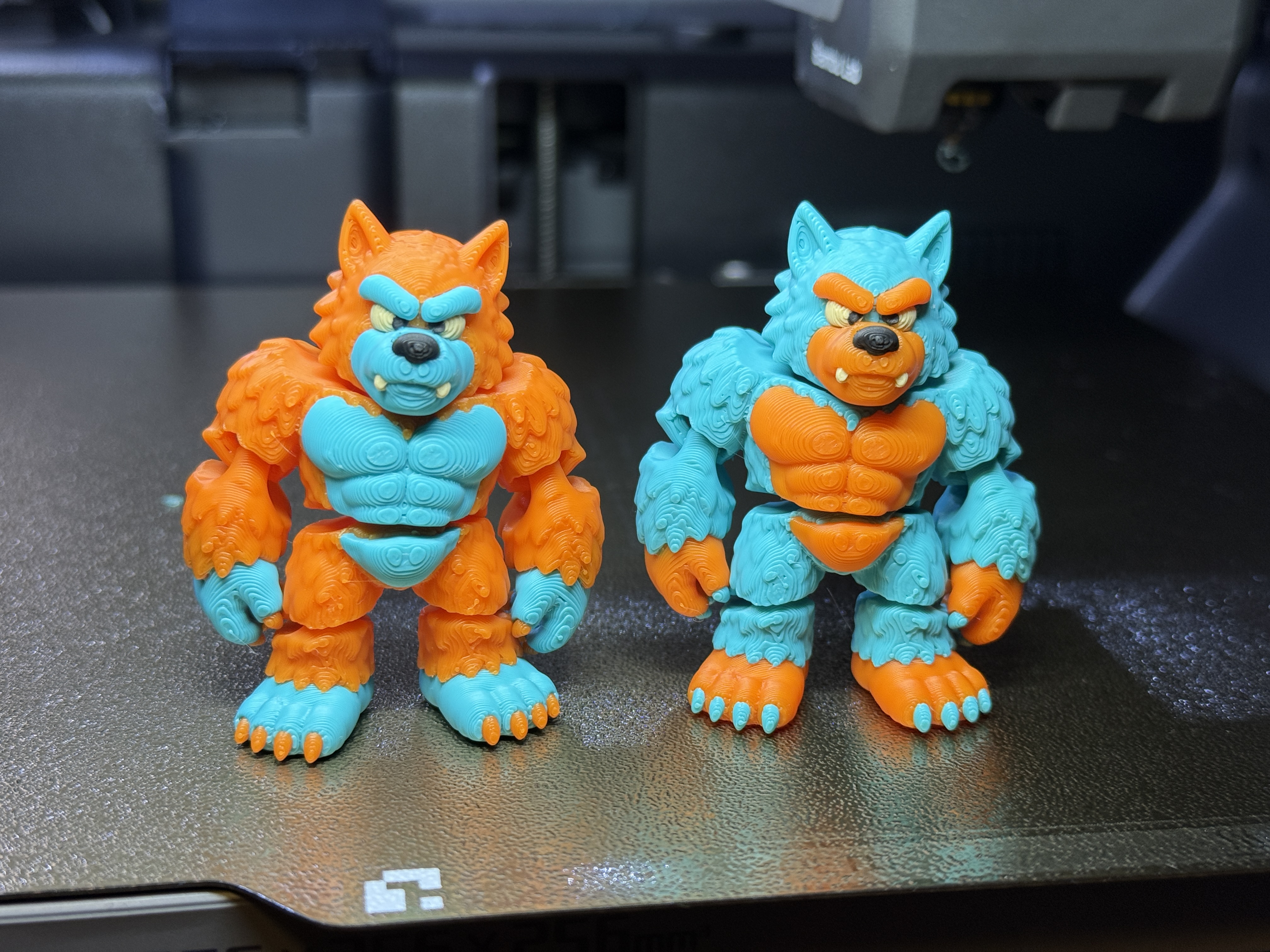 Miniatura 1 do modelo 3D Flexi Mini Werewolf