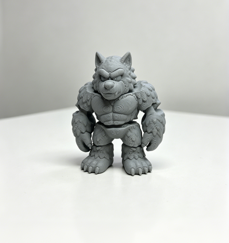 Miniatura 4 do modelo 3D Flexi Mini Werewolf