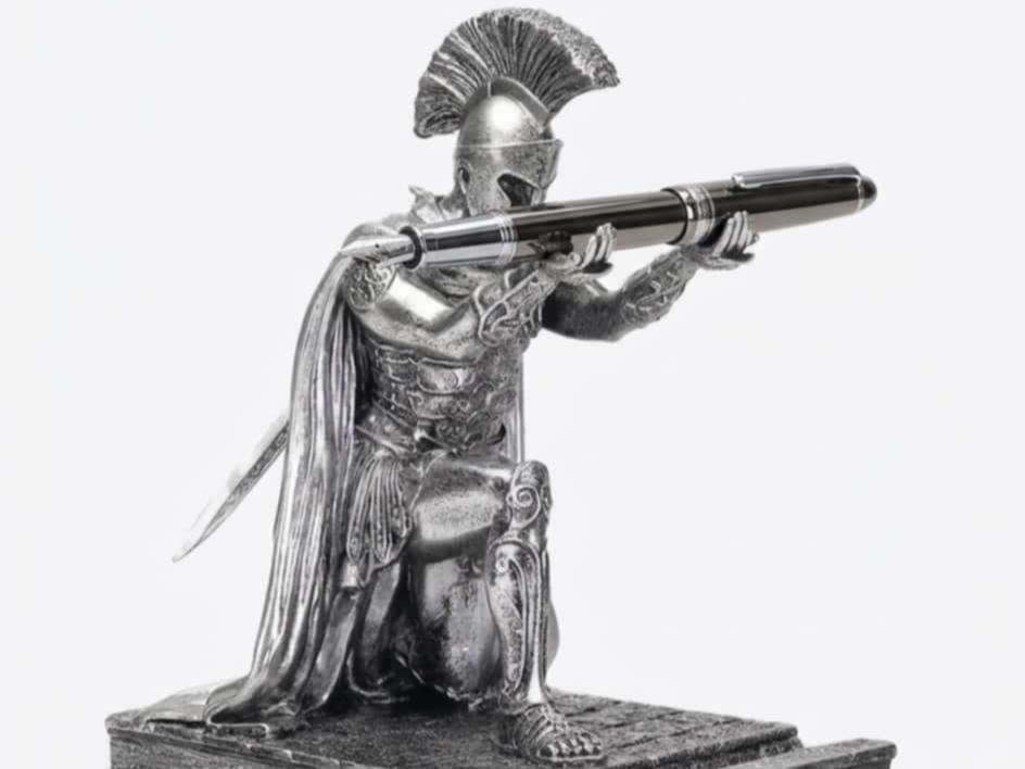 Warrior Pen Holder - Custom Desktop Decor!
