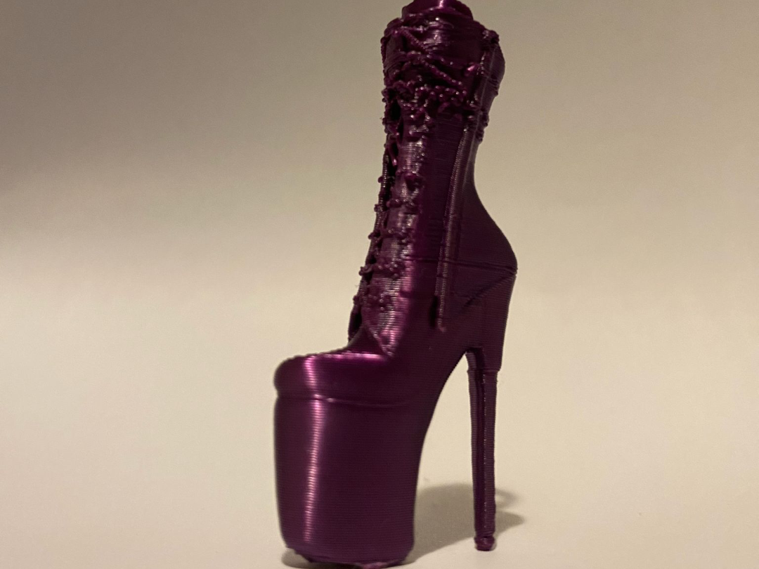 pole boot keychain