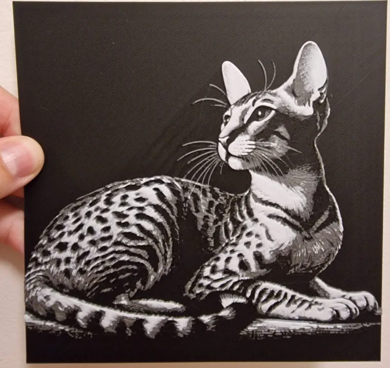 Oriental cat (pattern fur) hueforge