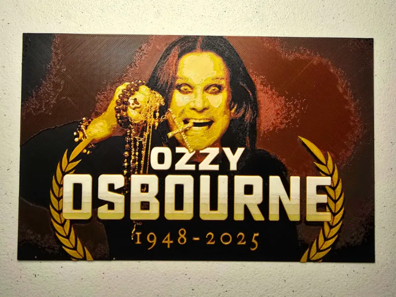 RIP Ozzy Hueforge