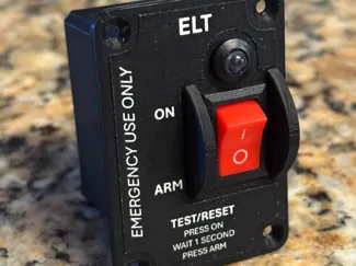 ELT Switch Panel for Flight Sim