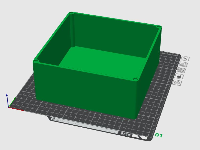 3.5 inch tall modular mini storage box