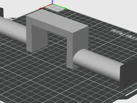 Filament Holder For 2 Spools