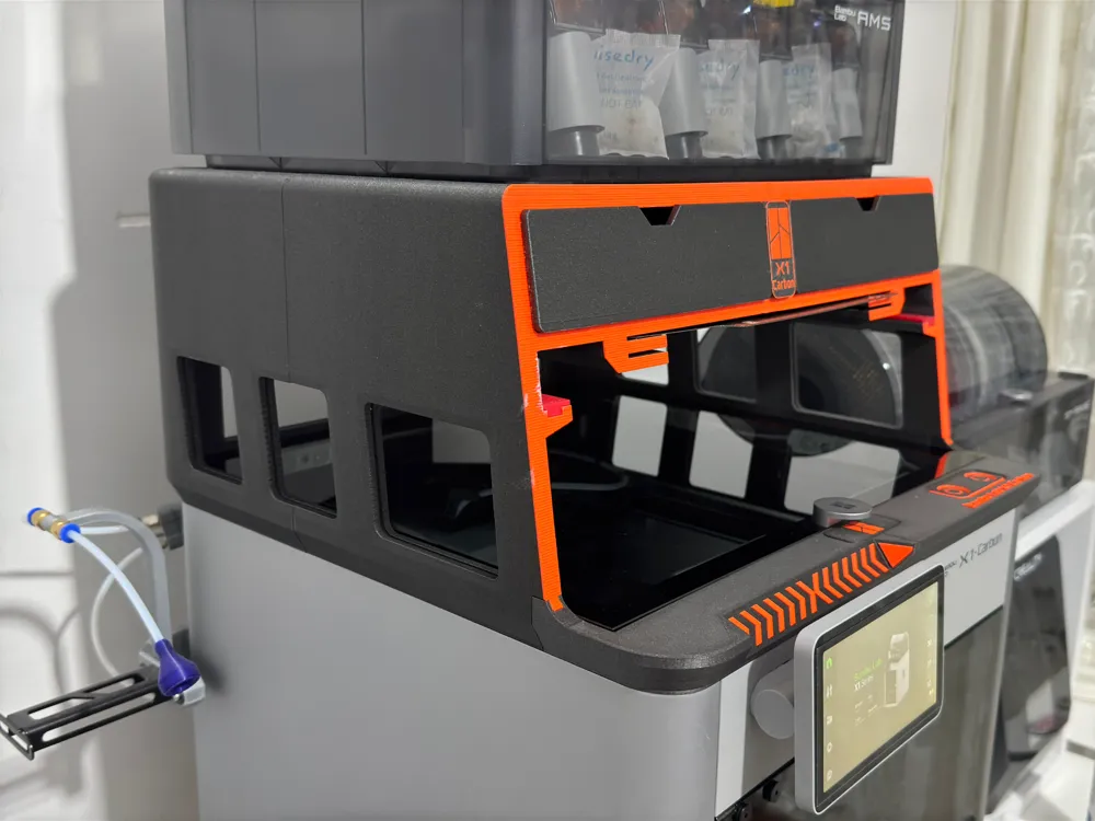 Bambu Lab X1C Combo AMS Riser by alitopuz MakerWorld: Download Free 3D ...
