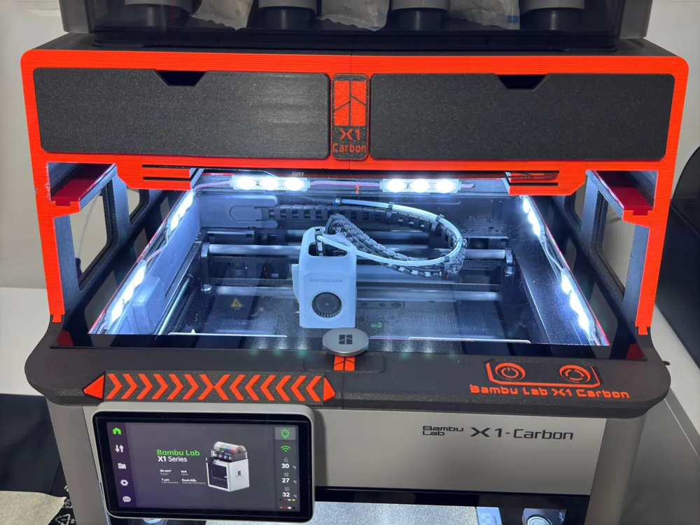 Bambu Lab X1C Combo AMS Riser by alitopuz MakerWorld: Download Free 3D ...