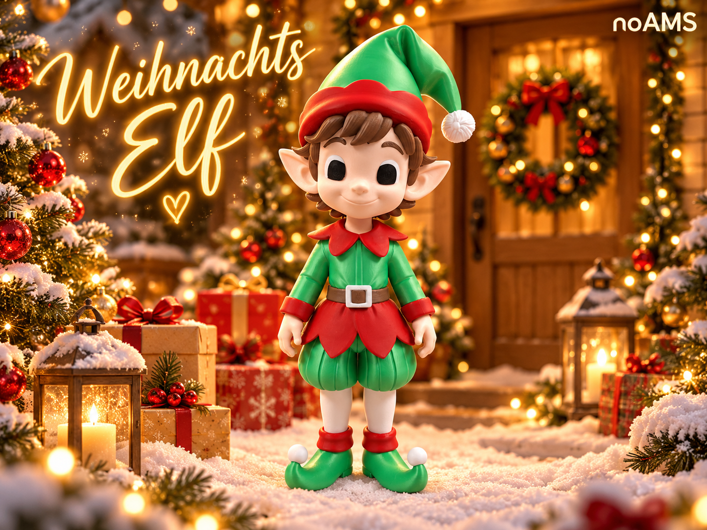 Weihnachts Elf 70cm | no ams - 1