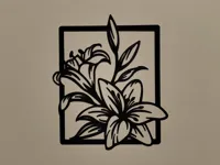 Déco murale fleurs — photo 1