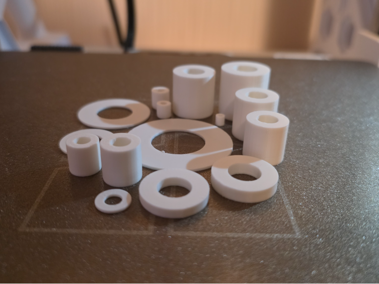 Parametrische Abstandshalter & Unterlegscheiben 3D model