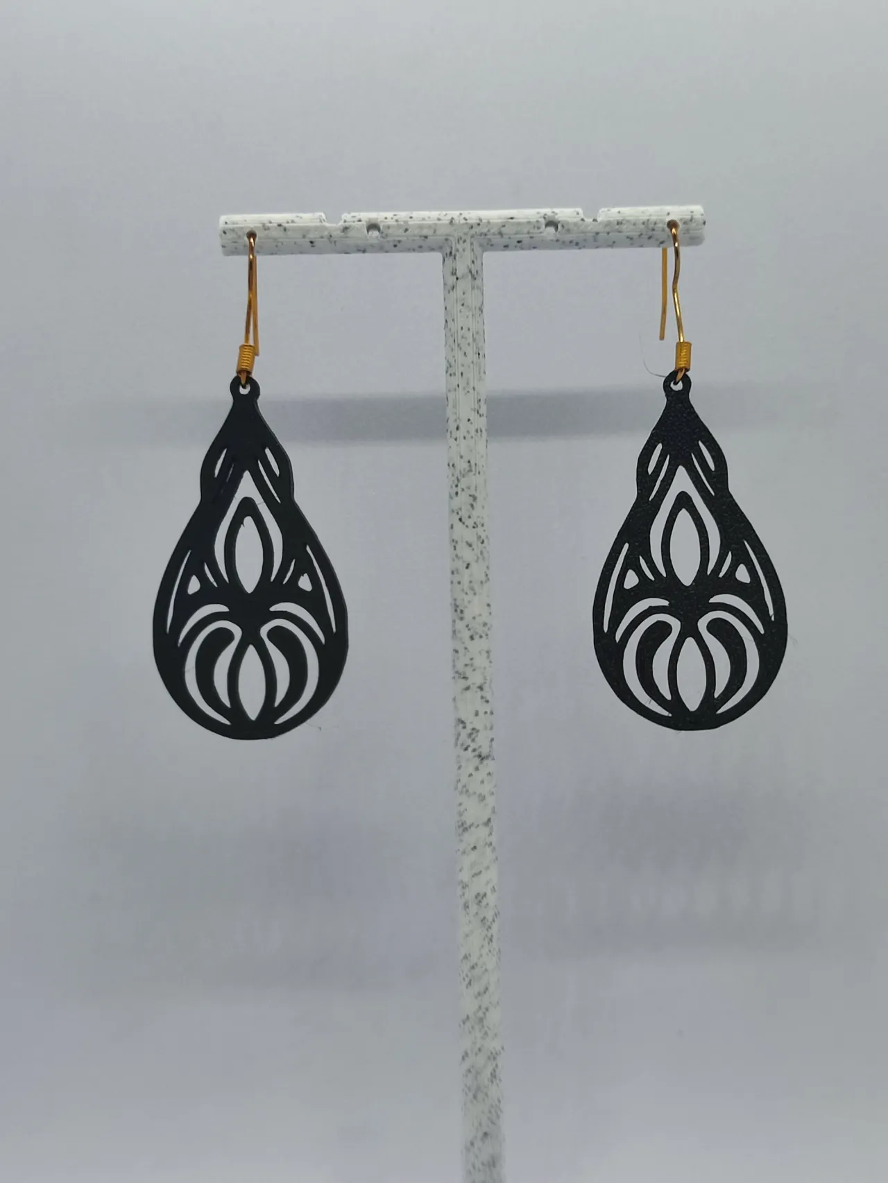 Aretes Lágrima Floral view 3
