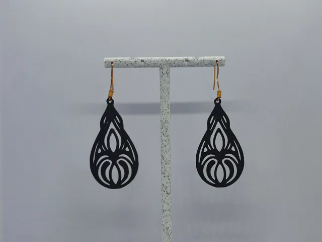 Aretes Lágrima Floral