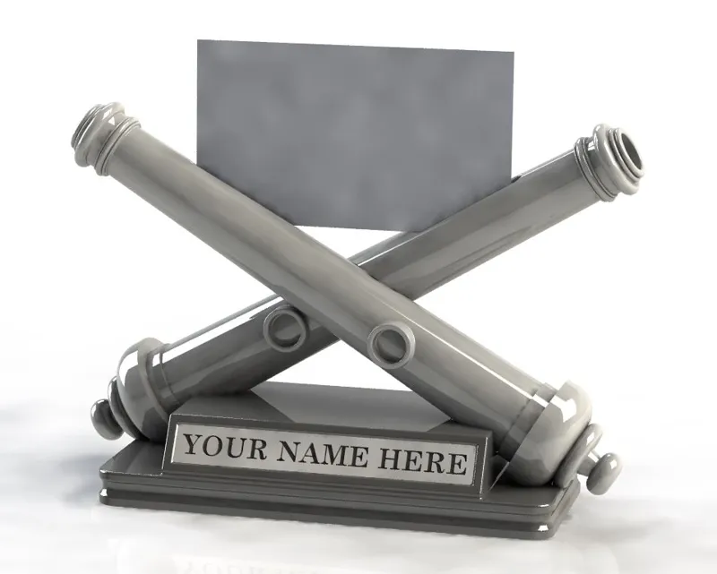 Military Artillery Business Card Holder