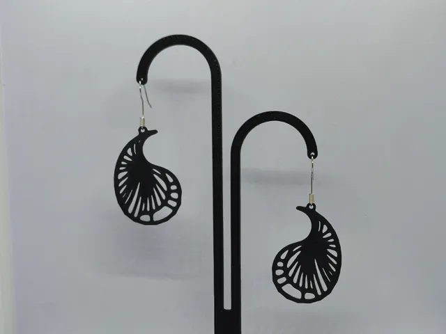 Aretes Hoja de Eclipse