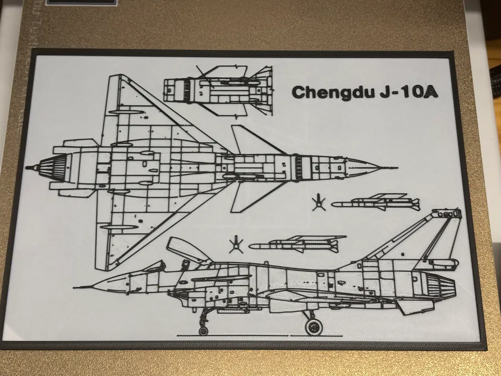 Chengdu J-10 Vigorous Dragon - Blueprint by PaperPlaneLab - 纸飞机工作室 ...