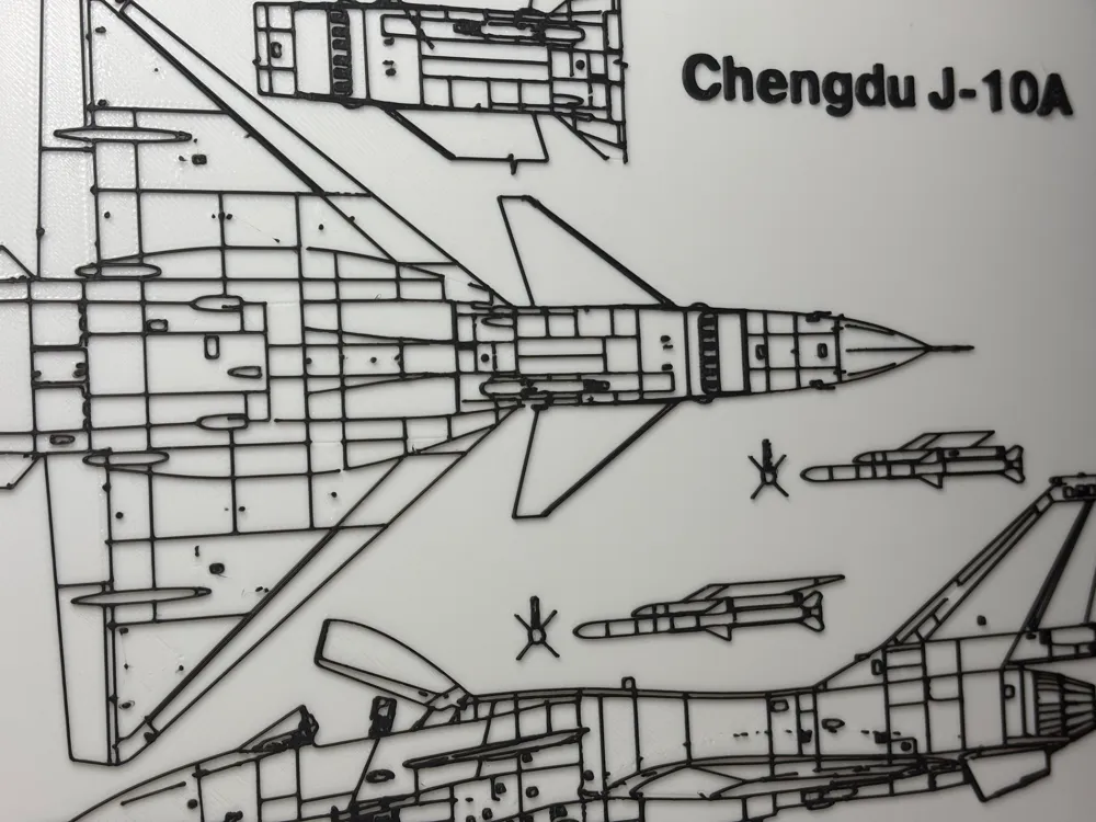 Chengdu J-10 Vigorous Dragon - Blueprint by PaperPlaneLab - 纸飞机工作室 ...