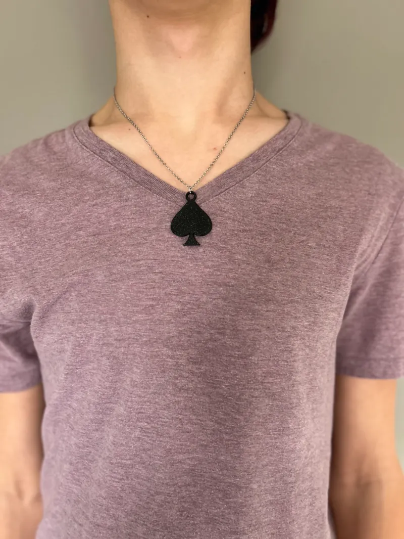 Spade Necklace