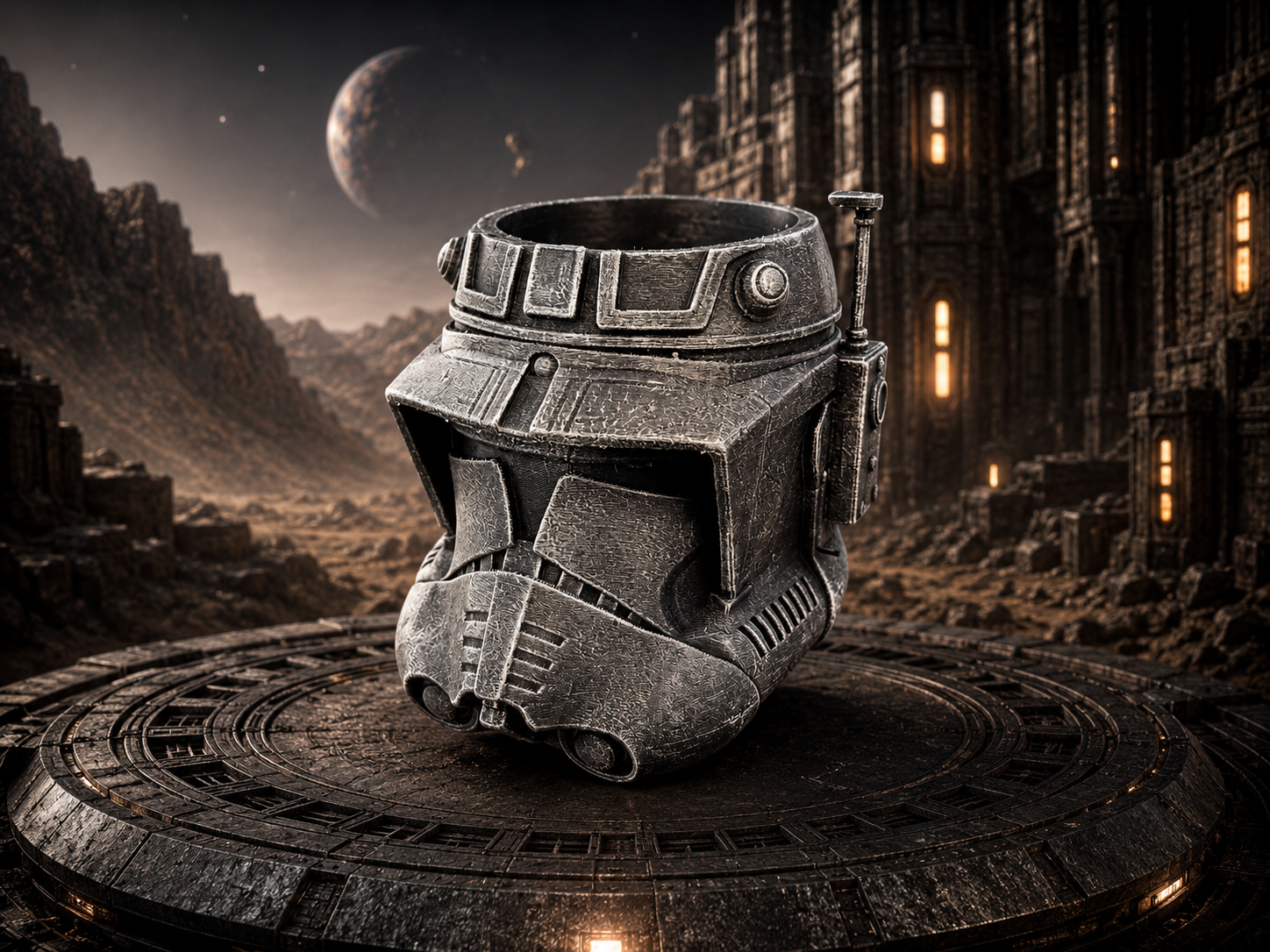 Captain Cody Helmet Planter