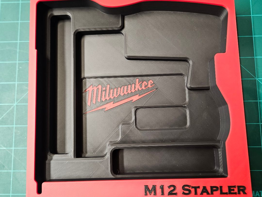 Milwaukee M12 3/8" Crown Stapler Gridfinity