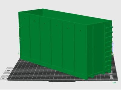Bambu Poop Roll-Off Dumpster