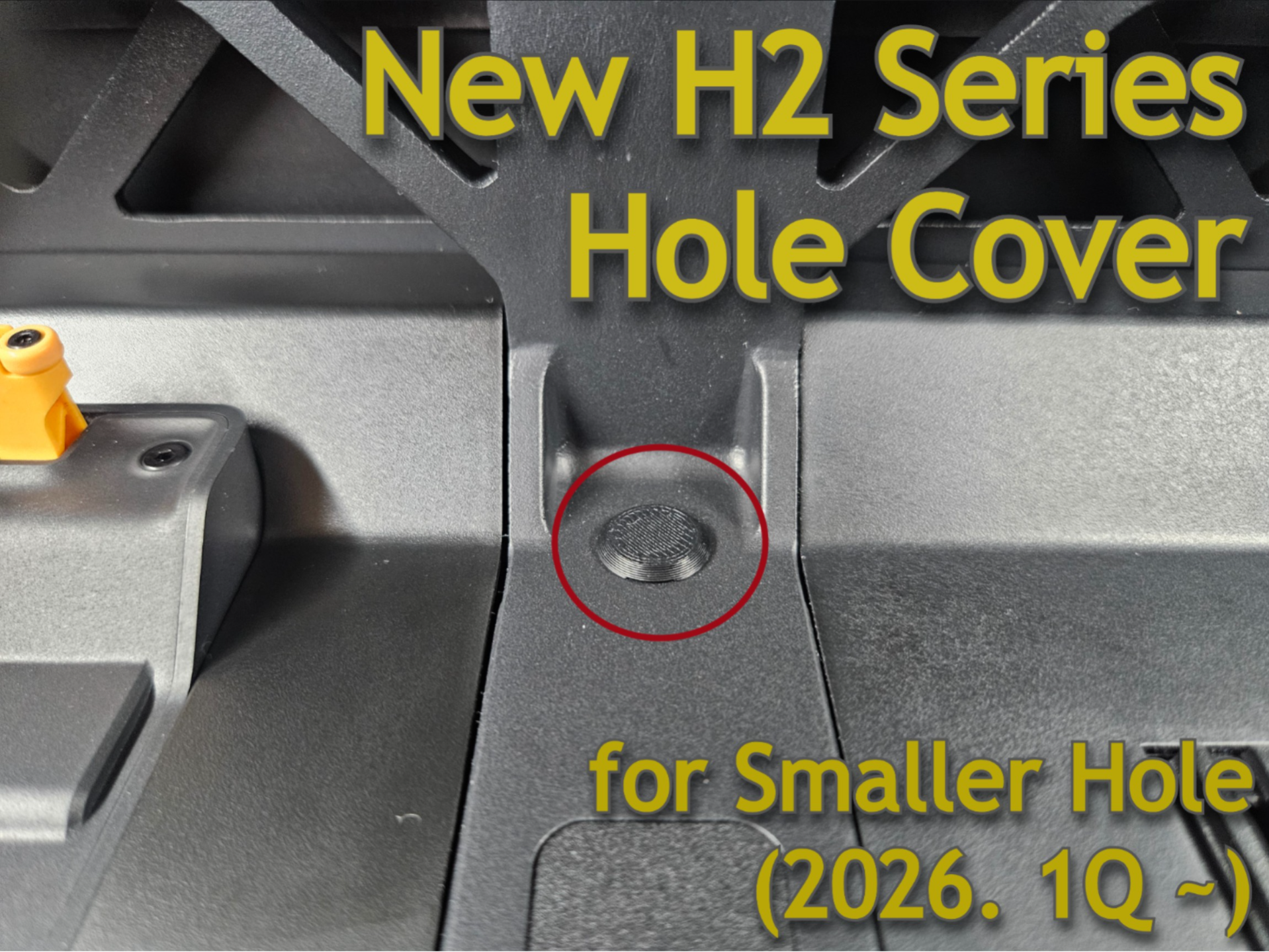 H2 Series Hole Dust Cover (smaller hole; 2026.1Q~)