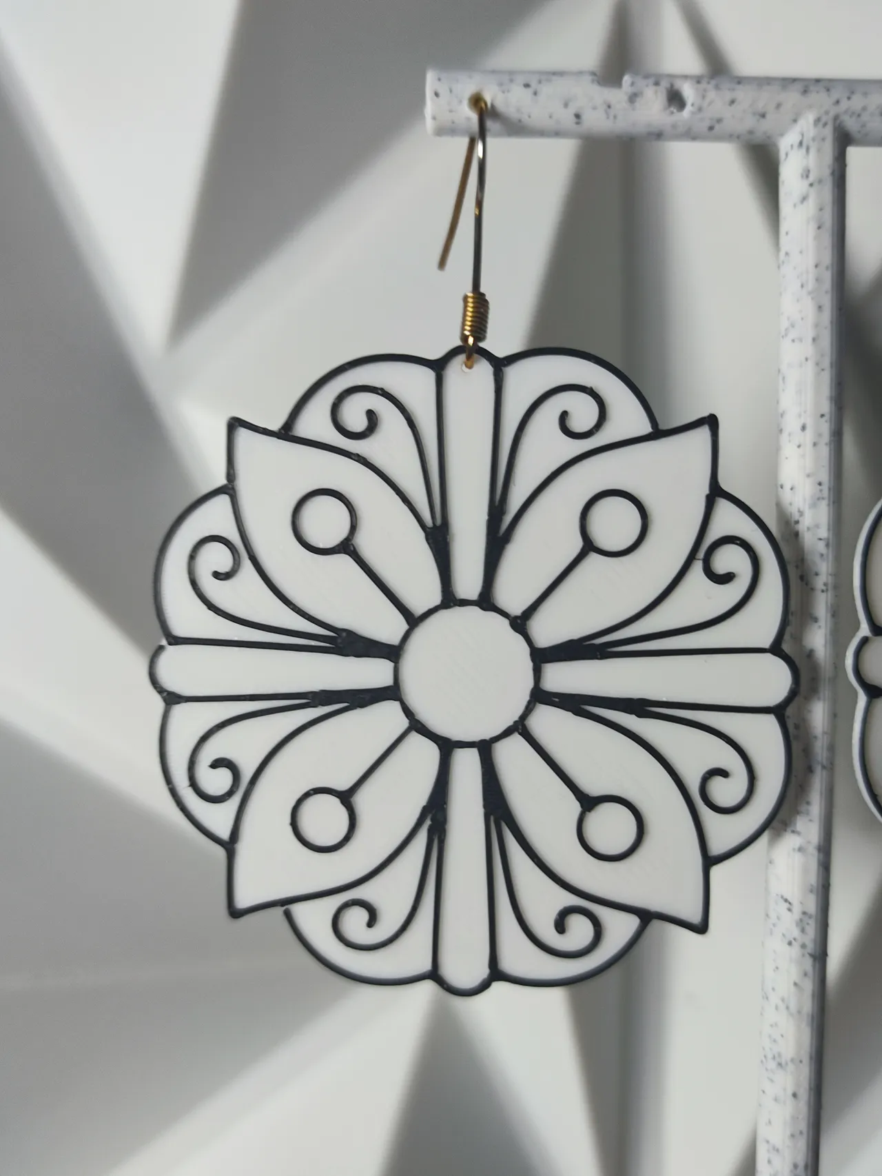 Aretes Caleidoscopio Blanco view 4