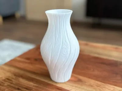 Wood Texture Vase